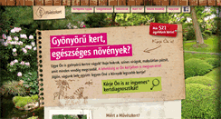 Desktop Screenshot of muveszkert.hu